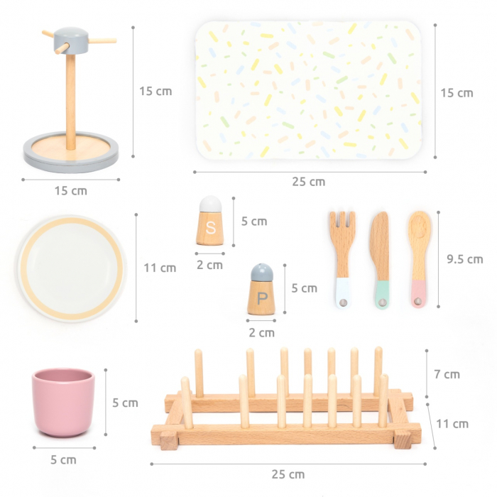 Joc de rol Set complet pentru servirea mesei, UMU Toys [3]