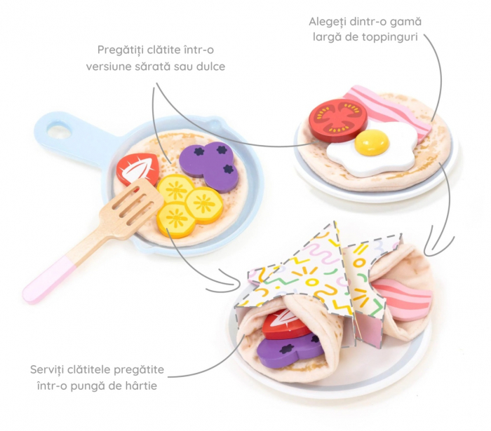 Joc de rol Set de facut clatite, UMU Toys [3]