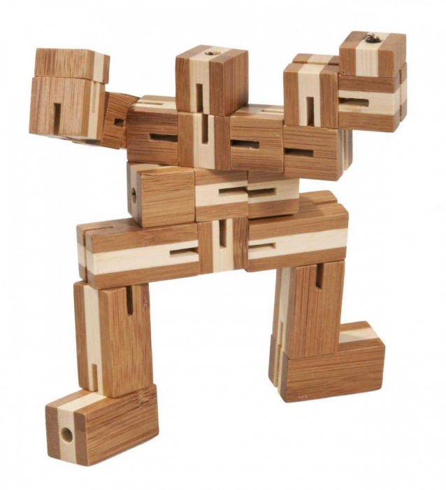 Joc logic 3D Puzzle Flexi-cub4, Fridolin [2]