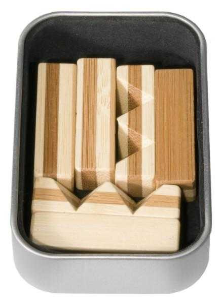 Joc logic IQ 3D Puzzle in cutie metalica Knot, Fridolin [2]