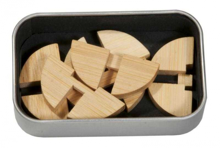 Joc logic IQ 3D Puzzles in cutie metalica-3, Fridolin [3]