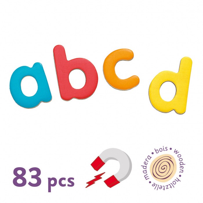 Joc magnetic 83 litere colorate, Djeco [3]