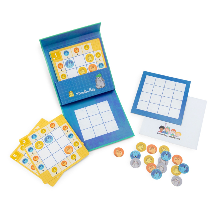 Joc magnetic de logica Sudokid, Moulin Roty [2]