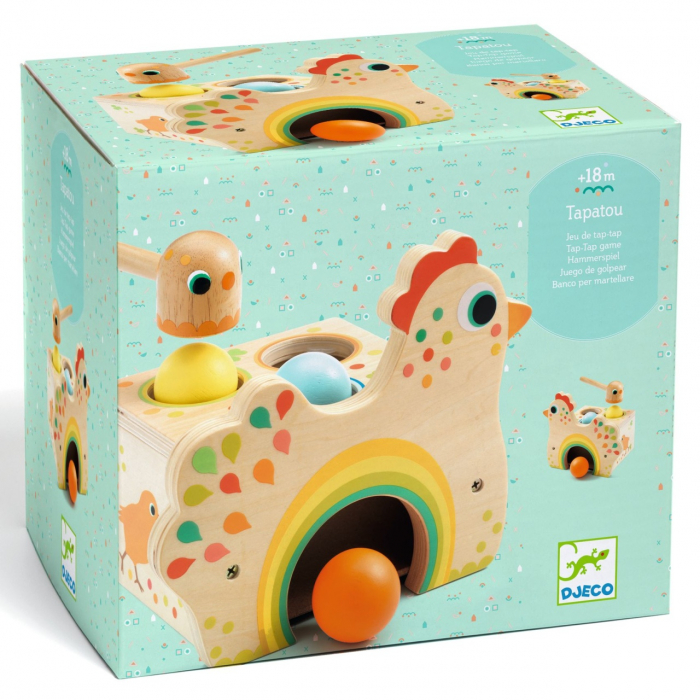 Jucarie bebe Gaina cu oua Tapatou, Djeco [3]