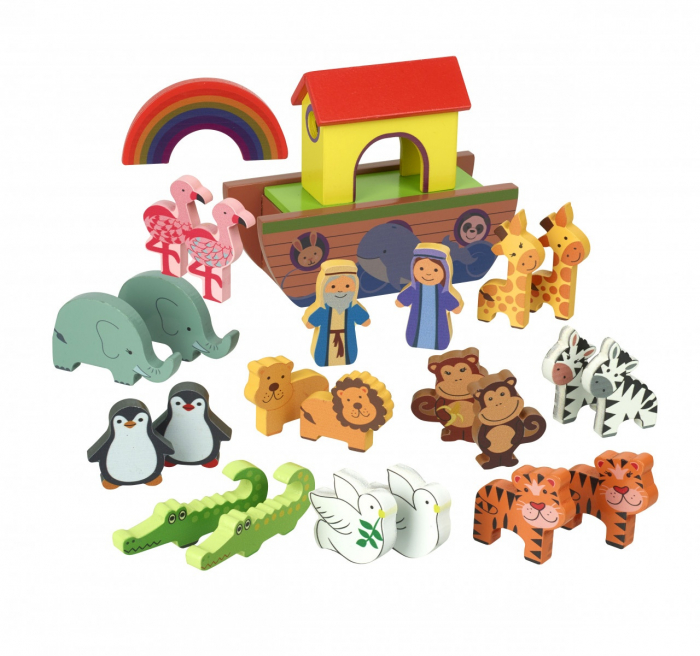 Jucarie Montessori Arca lui Noe, Calendar de Advent Orange Tree Toys [5]