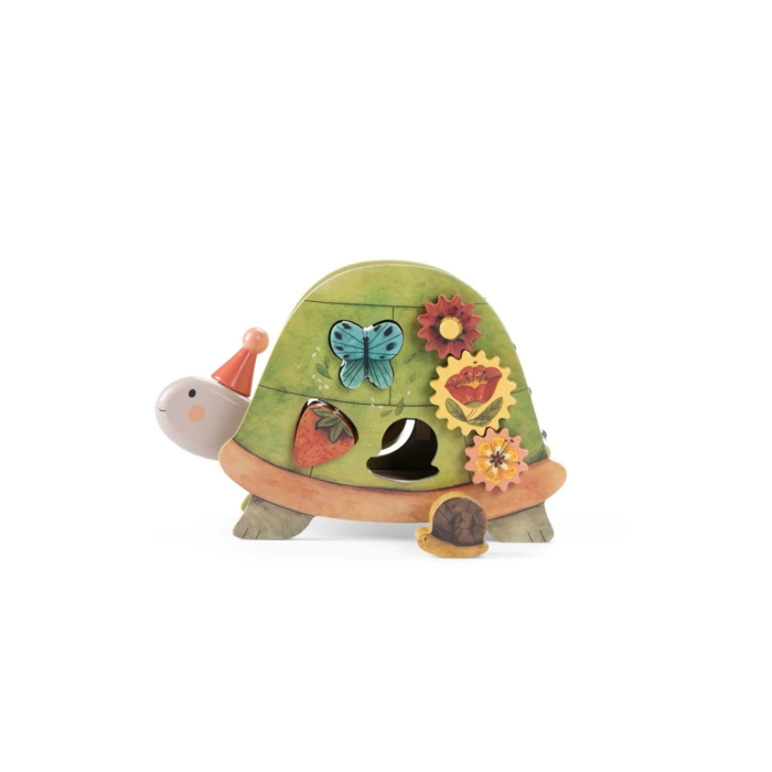 Jucarie multifunctionala din lemn Testoasa, Moulin Roty [2]