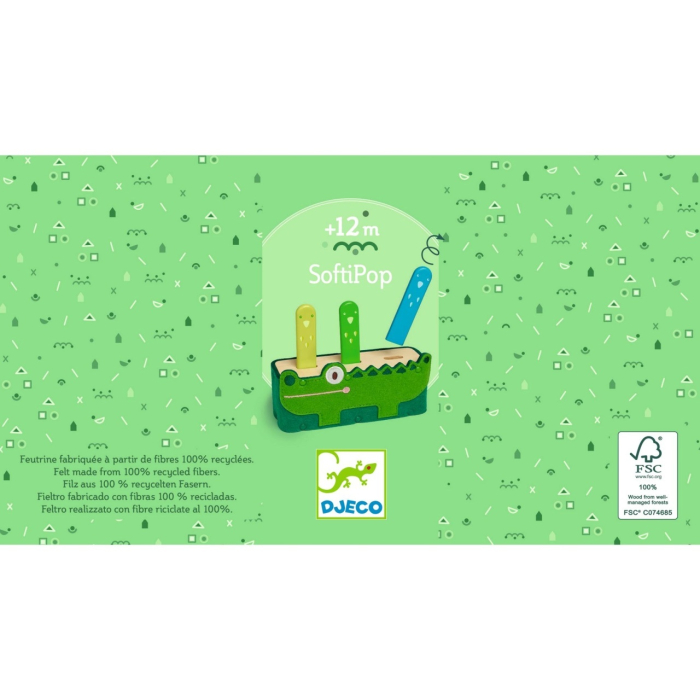 Jucarie pop-up Softi Pop, Djeco [5]