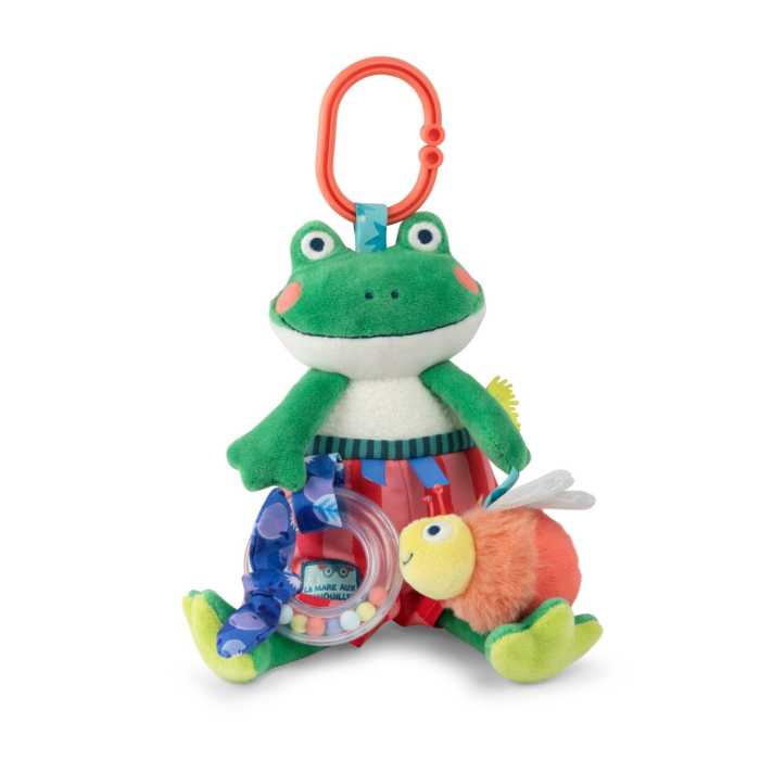 Jucarie senzoriala cu activitati Broscuta Renato, Moulin Roty [3]