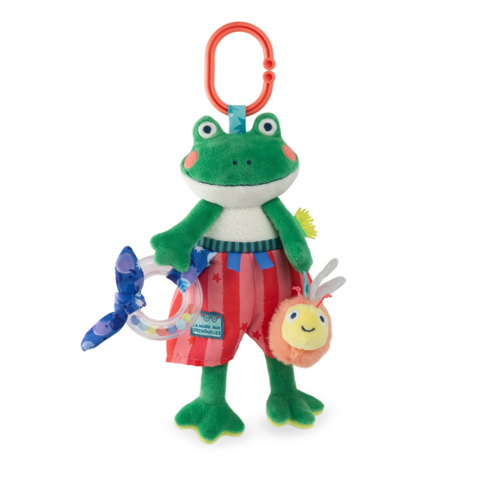 Jucarie senzoriala cu activitati Broscuta Renato, Moulin Roty [2]