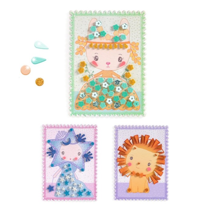 Kit creativ cu mozaic Tinyly Margo & Co, Djeco [3]