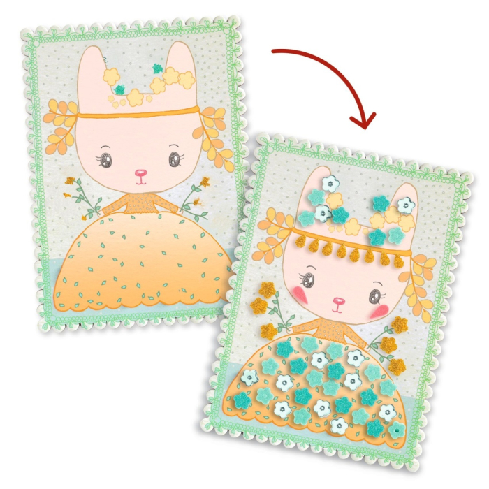 Kit creativ cu mozaic Tinyly Margo & Co, Djeco [4]