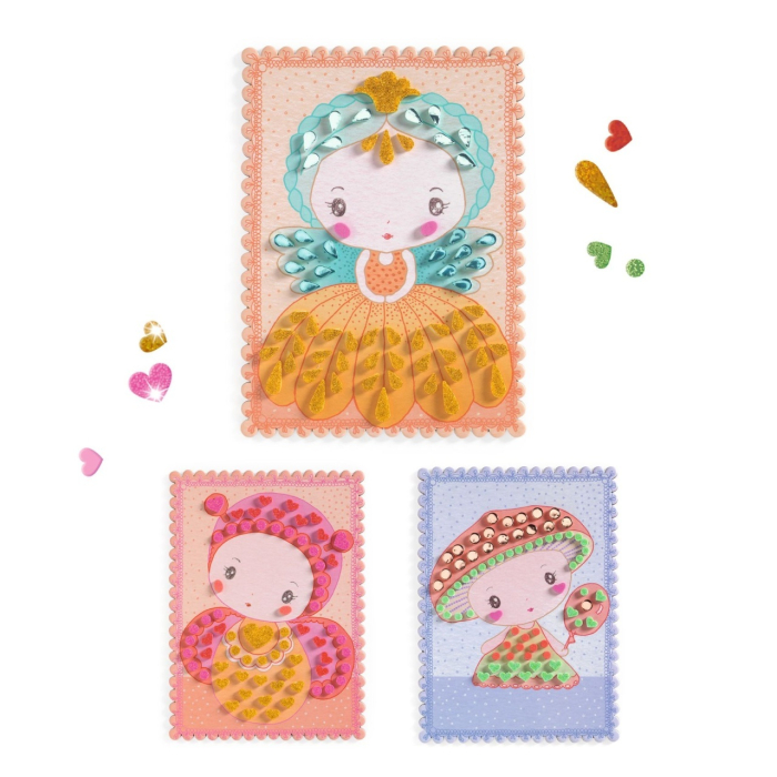 Kit creativ cu mozaic Tinyly Stella, Minico & Mushy, Djeco [3]
