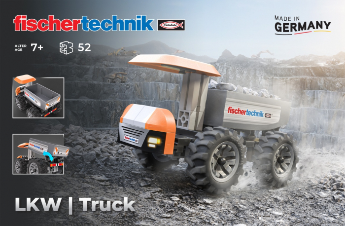 Kit STEM Camion de santier de asamblat si manevrat, Fischertechnik [3]