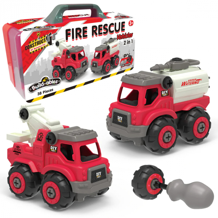 Kit STEM de construit Masini de interventie 2 in 1 [3]
