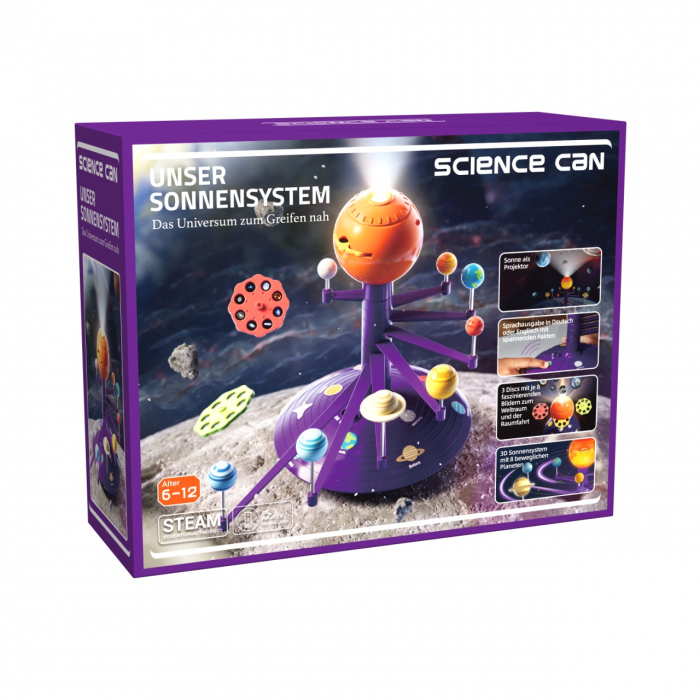Kit STEM Sistemul solar 3D cu proiector si redare vocala, TopBright [2]
