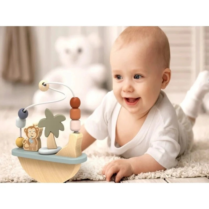 Labirint cu bile din lemn, Speedy Monkey [2]