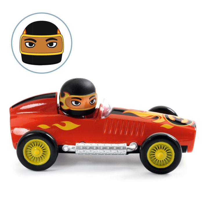 Masina de curse Red Super Speed Colectia Crazy Motors, Djeco [3]