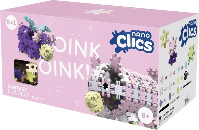 Nano Clics Pentru constructii fantastice 250 piese, Clicformers [1]