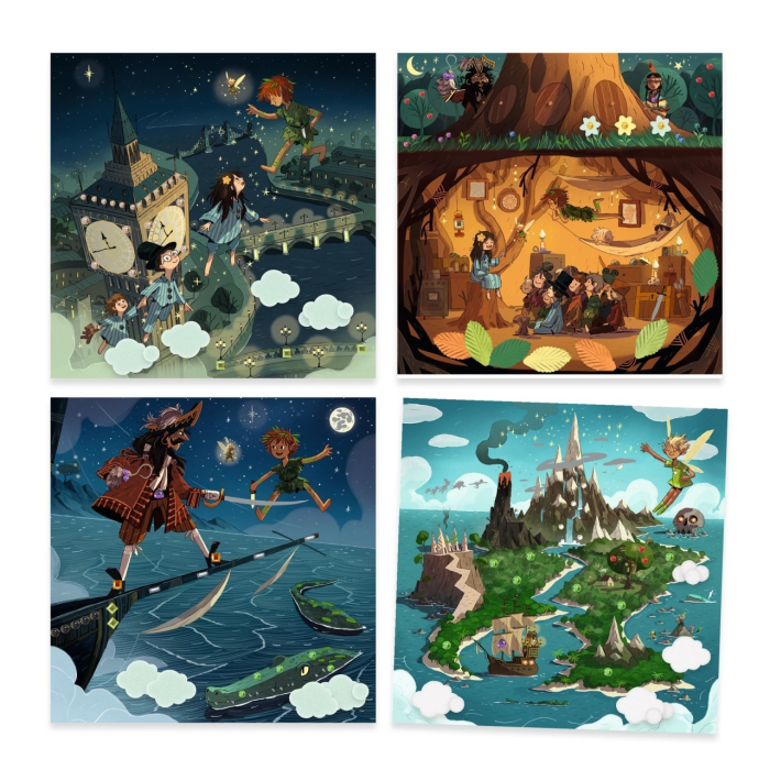 Peter Pan - poveste de decorat, Djeco [2]