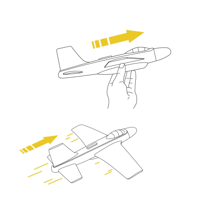 Planor - Avion din spuma, Djeco [3]