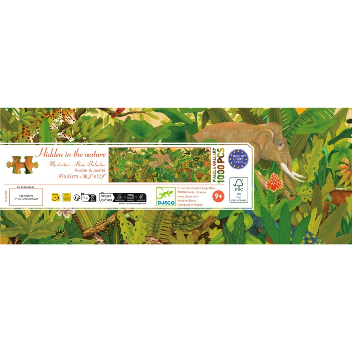 Puzzle galerie Ascuns in natura, Djeco [5]