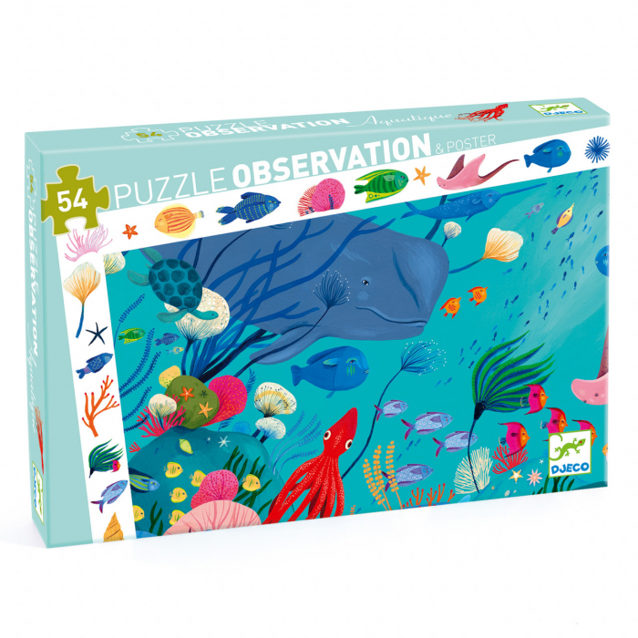 Puzzle observatie Acvatic, Djeco [1]