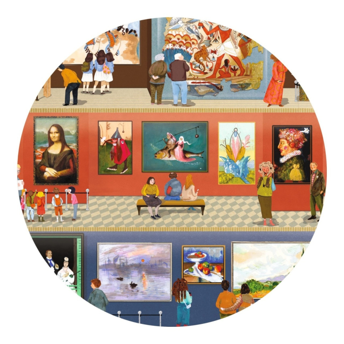 Puzzle Observatie La muzeu, Djeco [2]