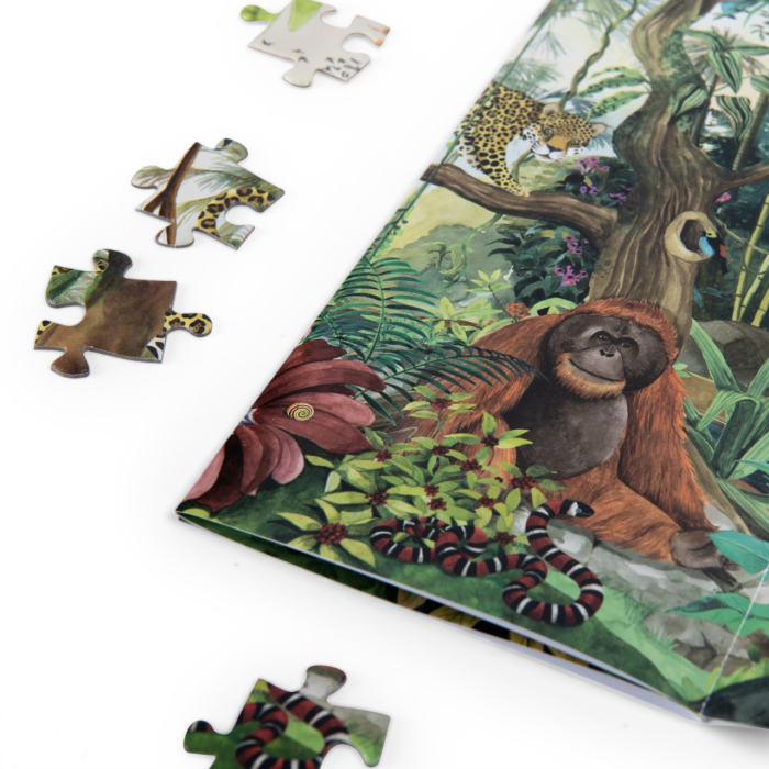 Puzzle panoramic Padurea tropicala, Moulin Roty [3]