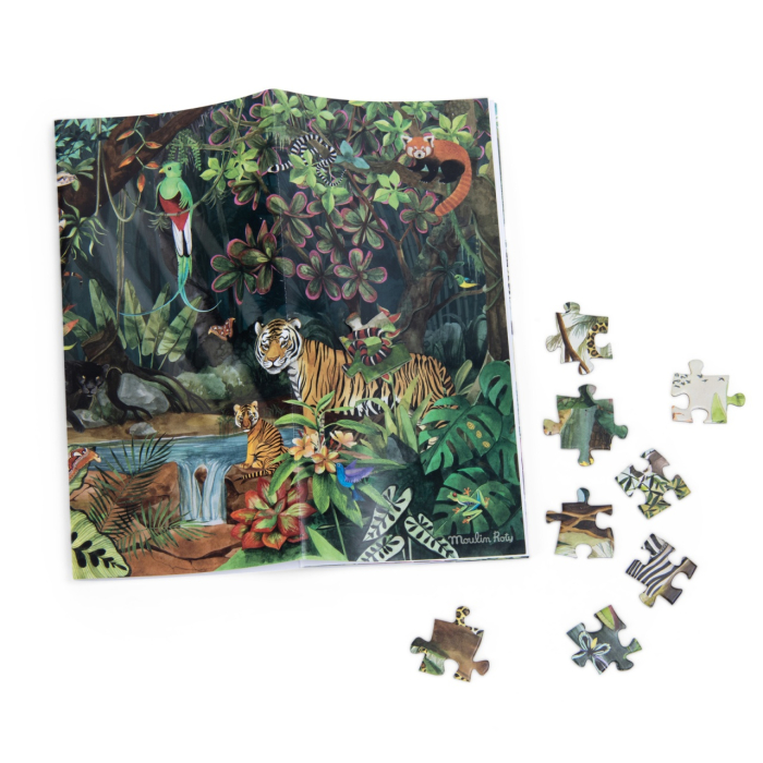 Puzzle panoramic Padurea tropicala, Moulin Roty [2]