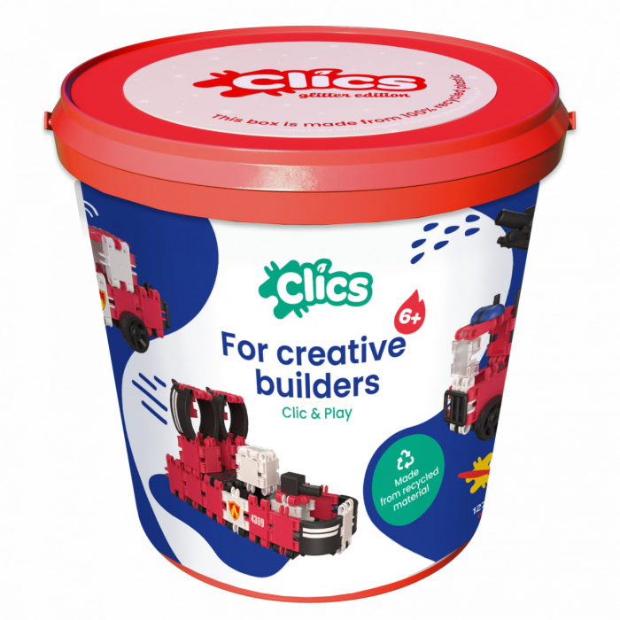 Set Clics de construit vehicule pompieri 8 in 1 [1]