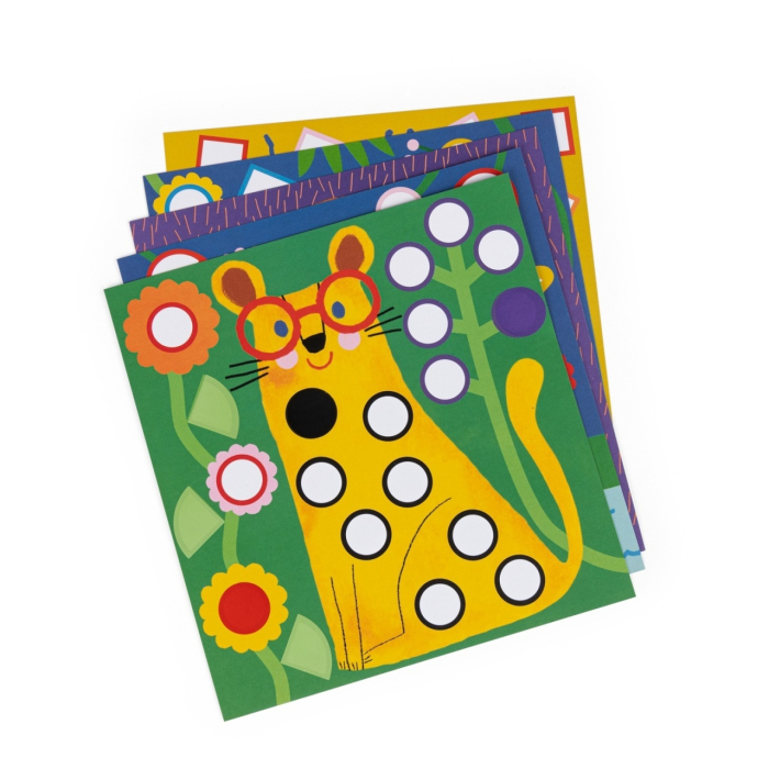 Set creativ cu stickere geometrice Les Toupitis, Moulin Roty [5]