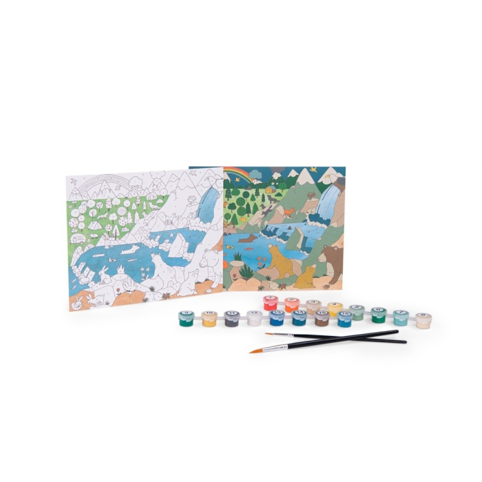 Set creativ de pictura pe numere Exploratorul, Moulin Roty [2]
