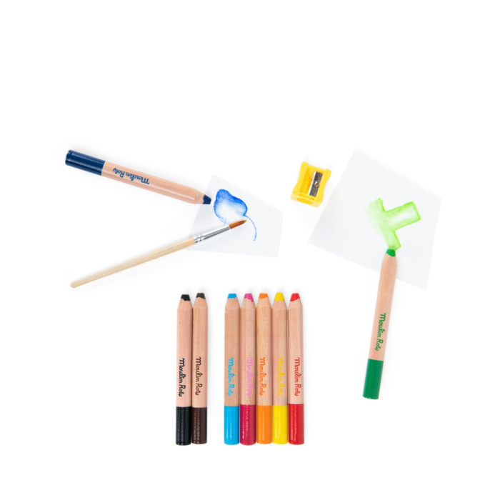 Set creioane colorate multifunctionale, Moulin Roty [2]