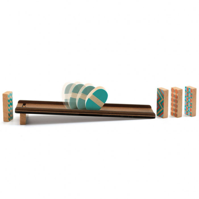 Set de constructie trasee Zig & Go Cultubo 7 piese, Djeco [3]