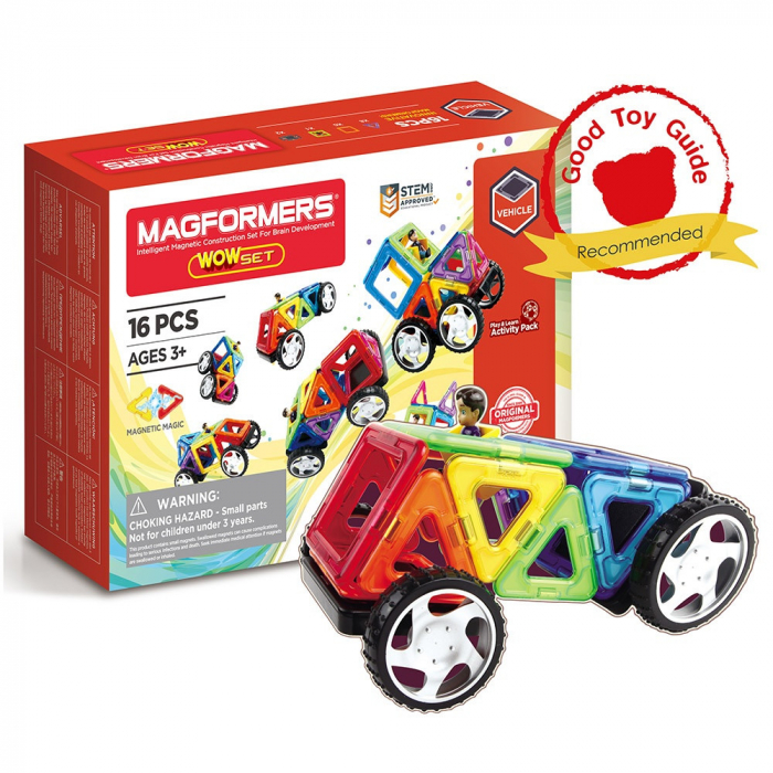 Set magnetic de construit- Magformers Wow 16 piese [1]