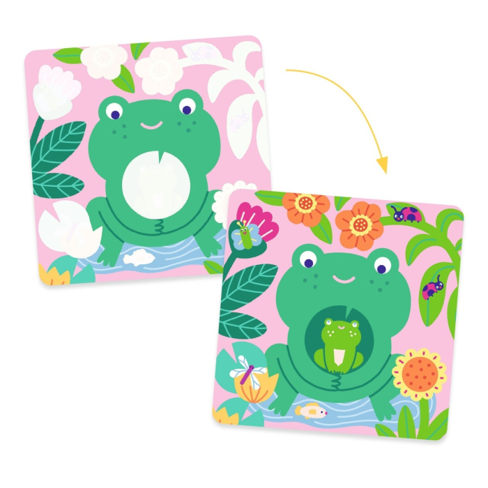 Set pictura cu apa Animale din gradina, Djeco [2]