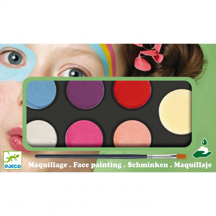 Trusa make-up culori pastel non alergice, Djeco [1]