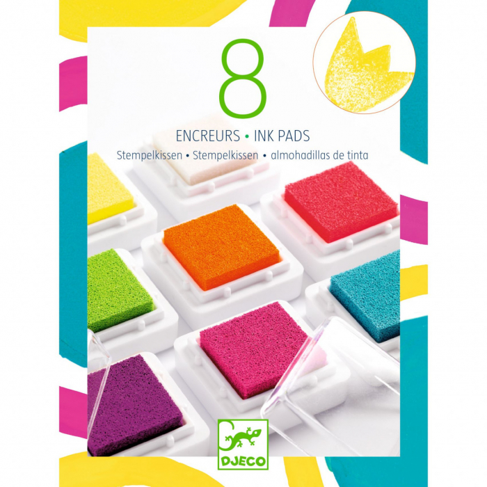 Tusiere colorate pentru stampile, Djeco [2]