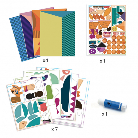 Atelier colaj Cubism Inspired by Picasso, Djeco [4]