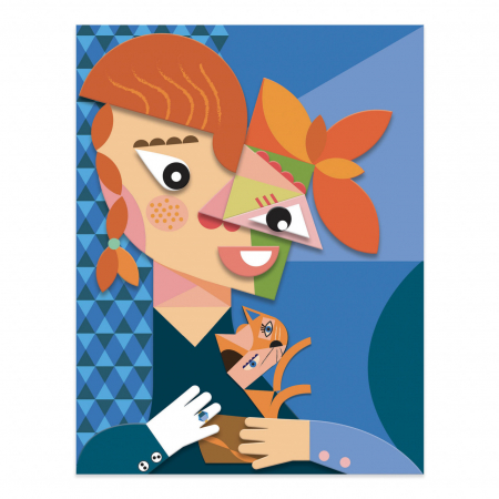 Atelier colaj Cubism Inspired by Picasso, Djeco [2]