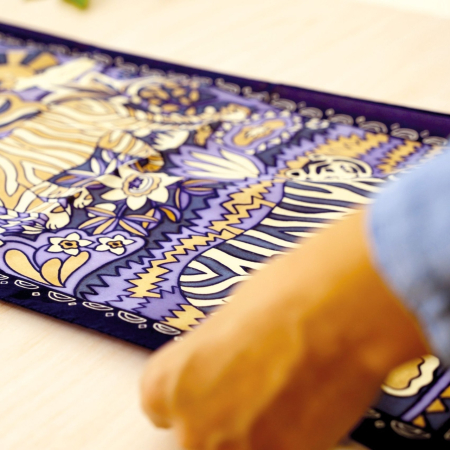 Atelier creativ 10 pentru adulti Pictura pe matase, Djeco [4]