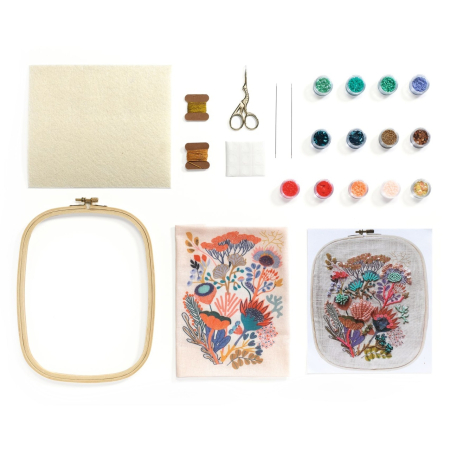 Atelier creativ 58 pentru adulti Broderie cu mărgele, Djeco [3]