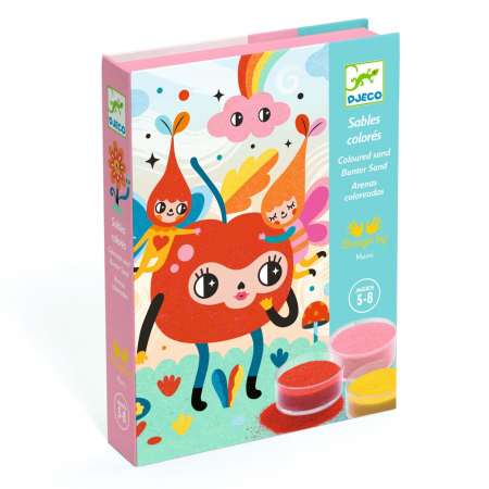 Creative - Atelier creativ cu nisip Priviri vesele, Djeco