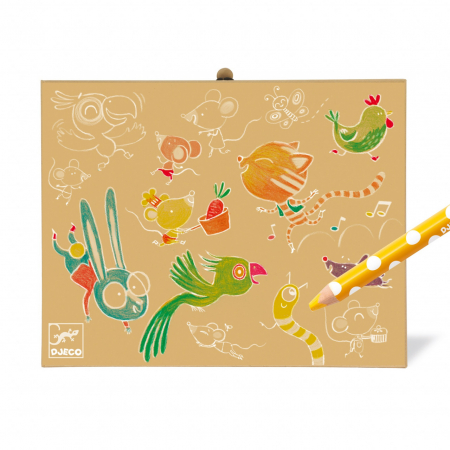 Cutie culori pentru primele desene, Djeco [2]