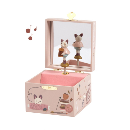 Noutati - Cutie muzicala cu pisicuta, Moulin Roty