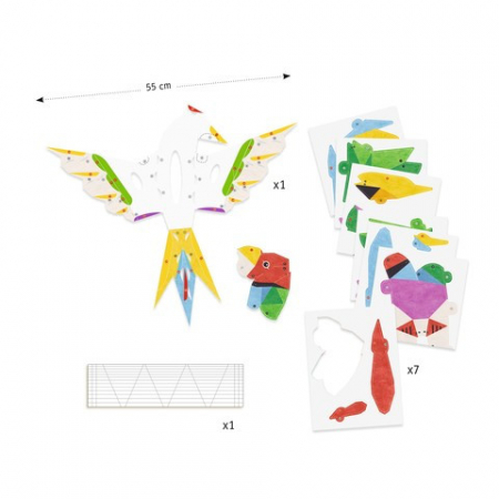 Decoratie mobila camera copilului Culori din Amazon, Djeco [1]