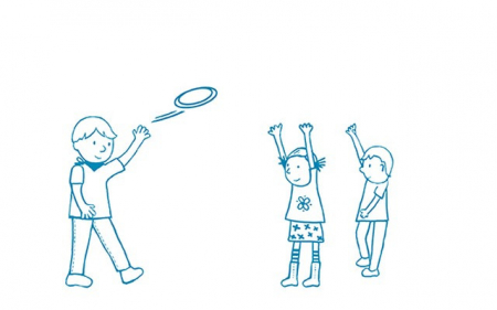 Disc frisbee Zborul zanei, Djeco [1]