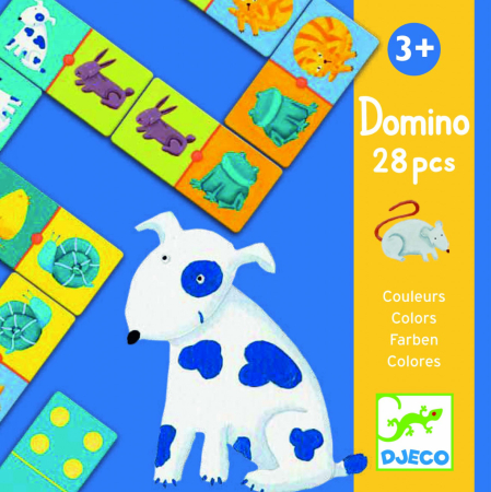 De societate - Domino animale si culori Djeco