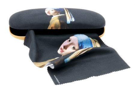 Noutati - Etui cu textil si protectie ochelari Jan Vermeer Fata cu cercel de perla, Fridolin