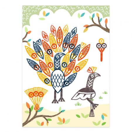 Joc creativ cu stampile Animale surprinzatoare, Djeco [2]